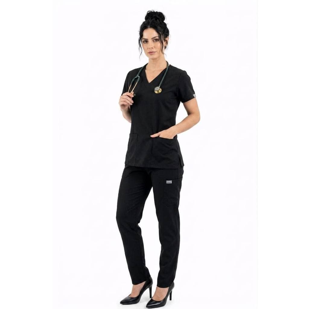 Pijama Cirúrgico Feminino Scrub Hospitalar Enfermagem Baba Medico