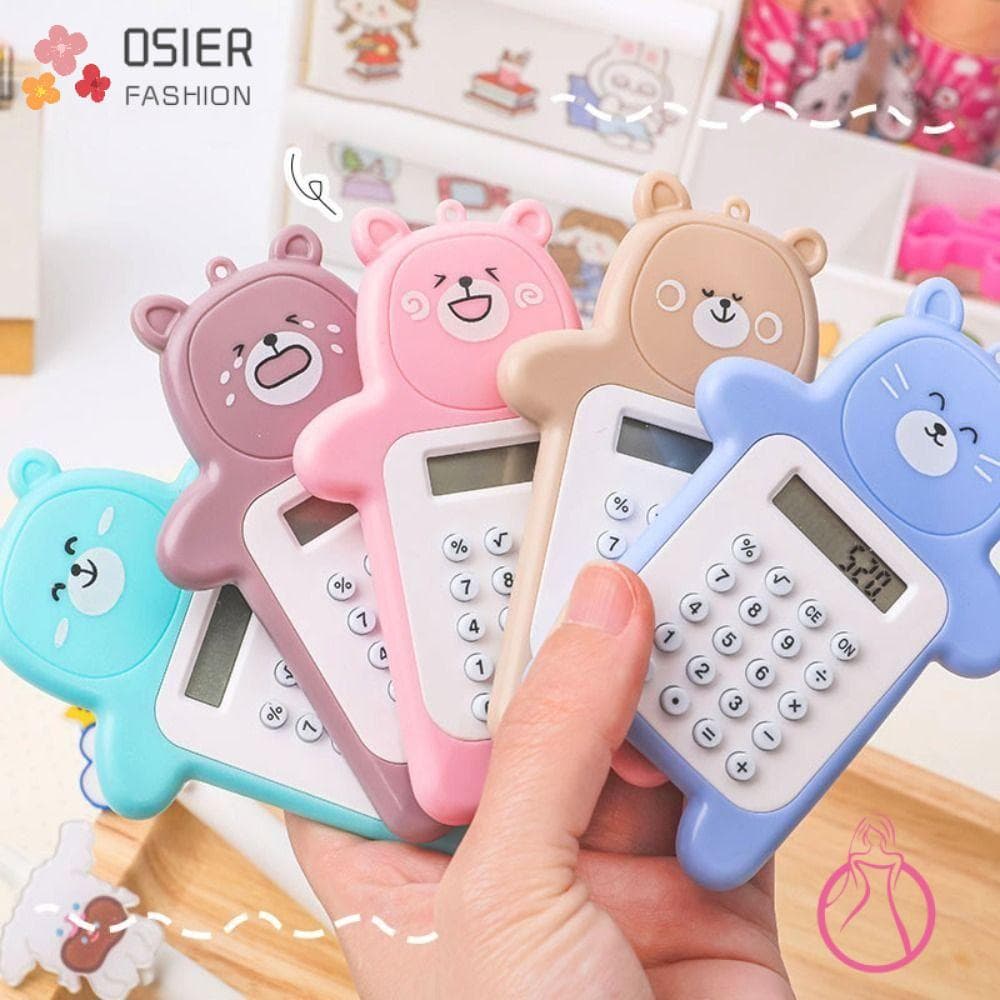 Calculadoras Científicas OSIERFASHION , Mini Calculadora Com Display De 8 Dígitos Em Formato De Urso ,