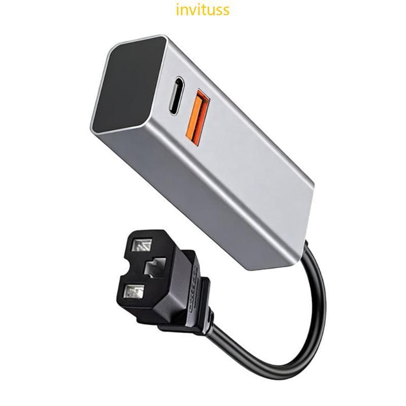 Inv Elétrica USB Tipo C Carregador Rápido Para Telefone Tablet 60W Adaptadores Energia