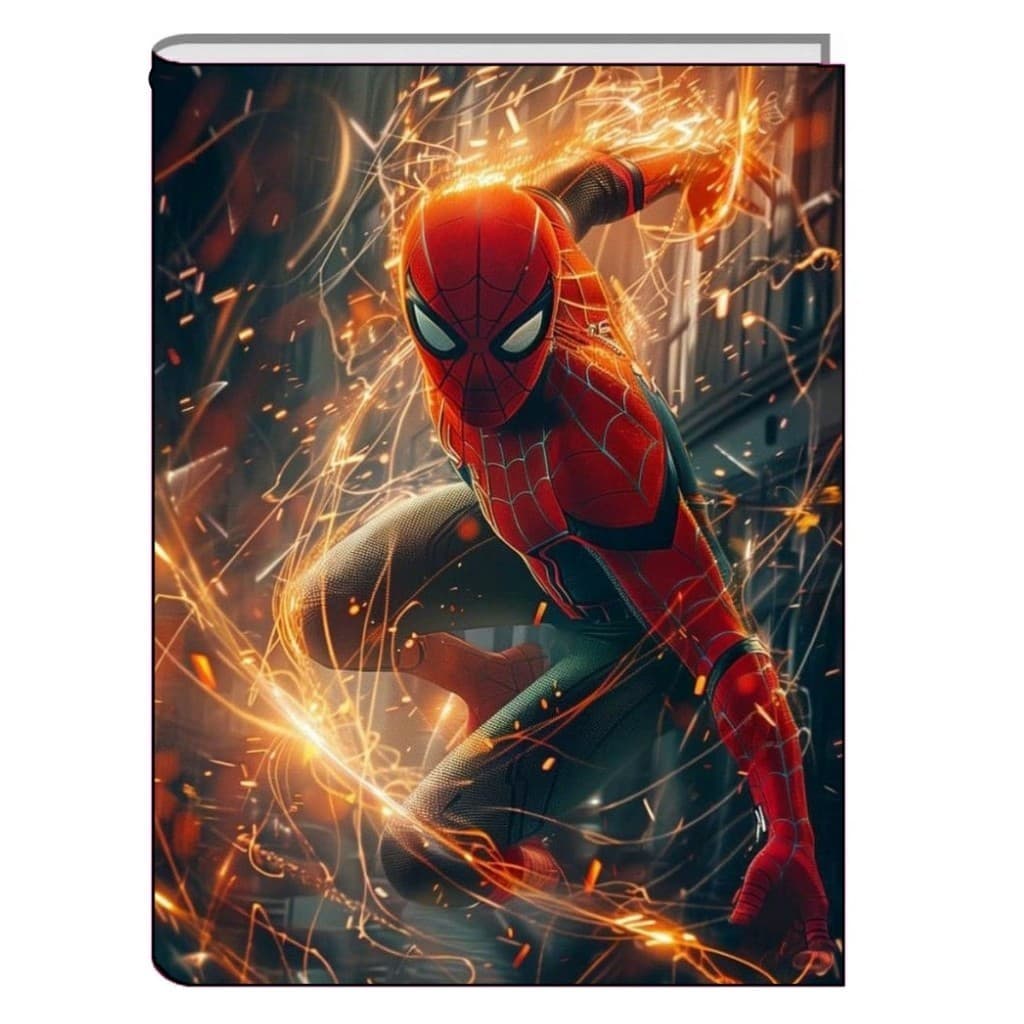 Caderno Homem Aranha Brochura Pequeno 96 Folhas Capa Dura