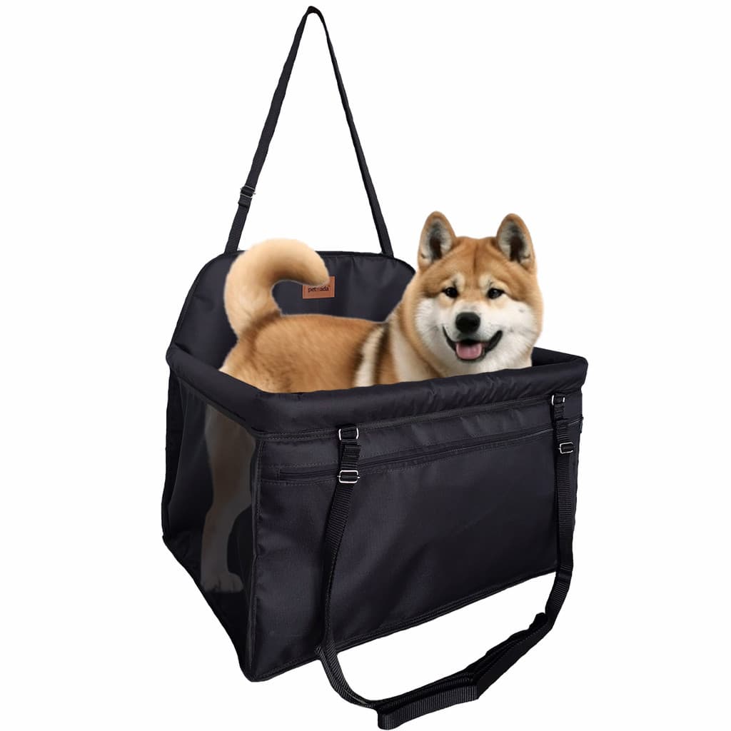 Cadeirinha Pet Automotivo Cadeira Assento Cachorro Até 30kg Transporte Carro Seguro Confortável Com Bolso