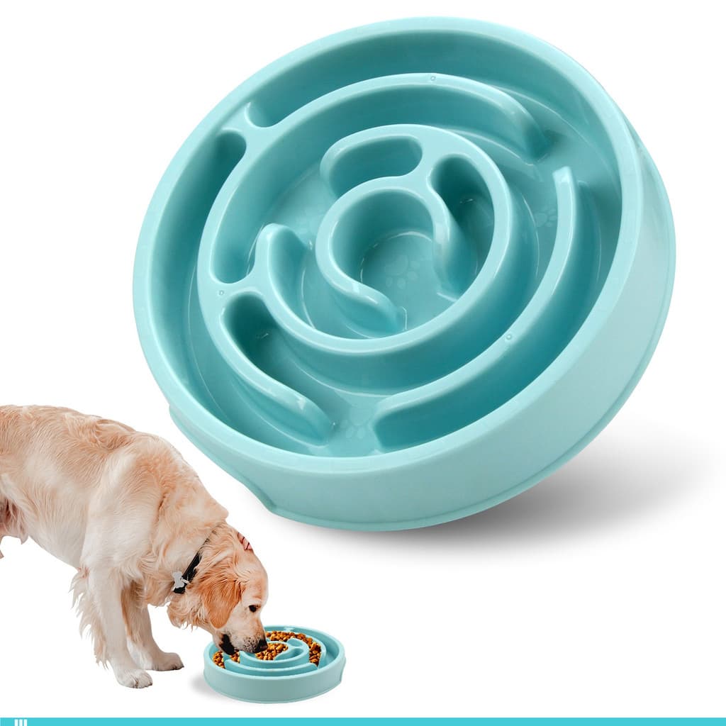 Comedouro Lento com Labirinto para Cães e Gatos, Alimentação Controlada para Pets - Ref. 4290