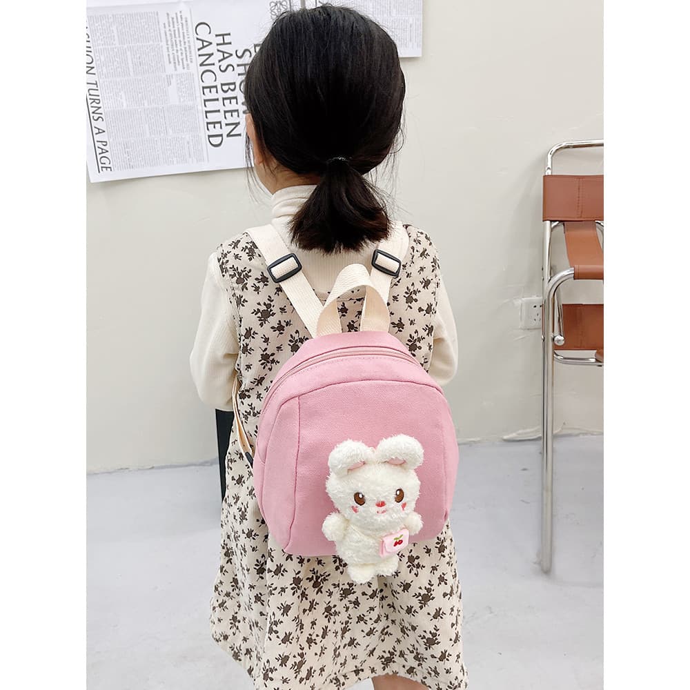 Mochila escolar fofa para jardim de infância, Mini mochila de coelho de desenho animado para bebês, 3 anos, 5, mochila e