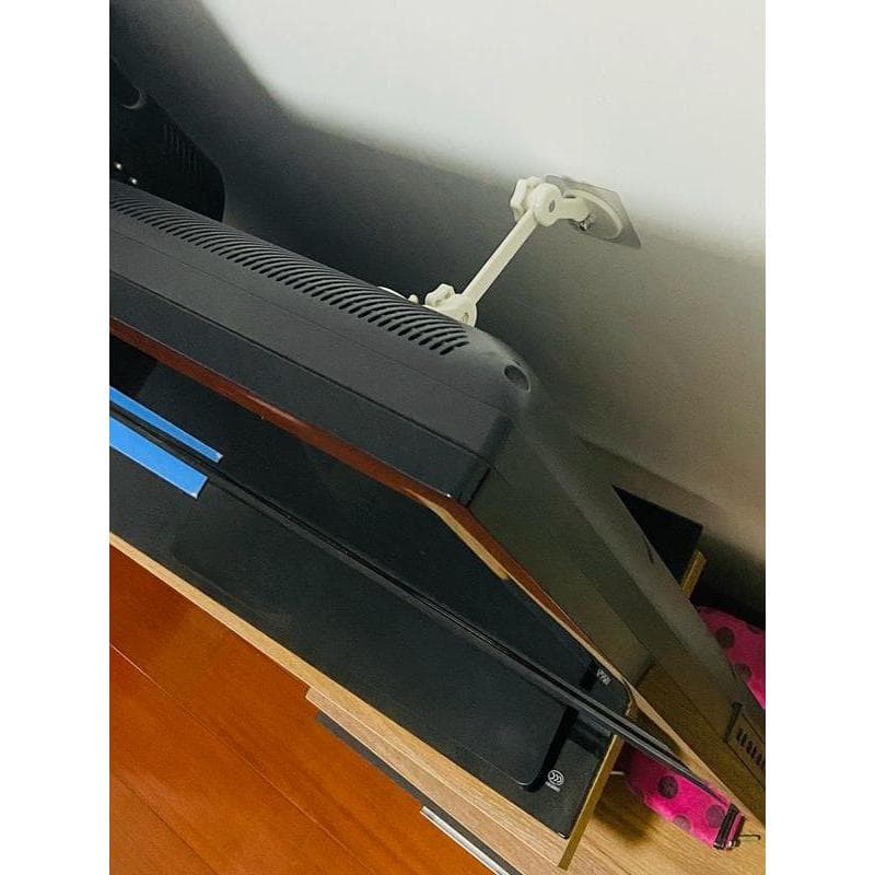 Suporte anti-reverso para tela de TV, plástico ajustável, dispositivo anti-reverso, comprimento ajustável, sem perfuraçã