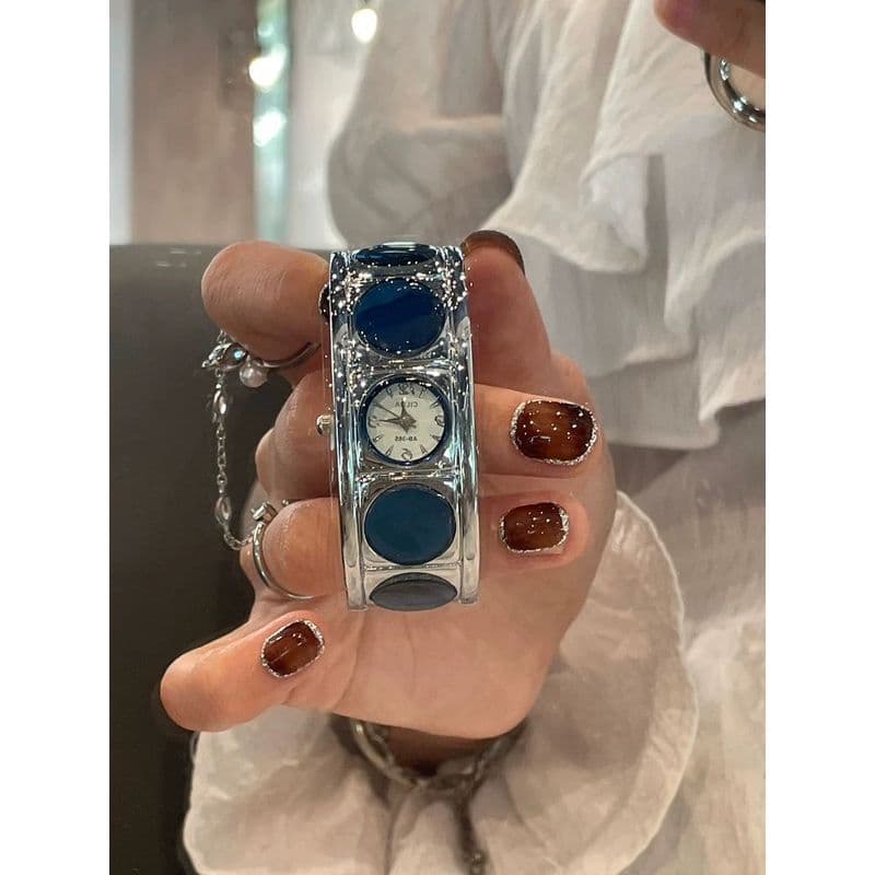 Pulseira estilo relógio feminino nicho relógio mecânico luz de luxo relógio feminino marca novo estilo meninas relógio f