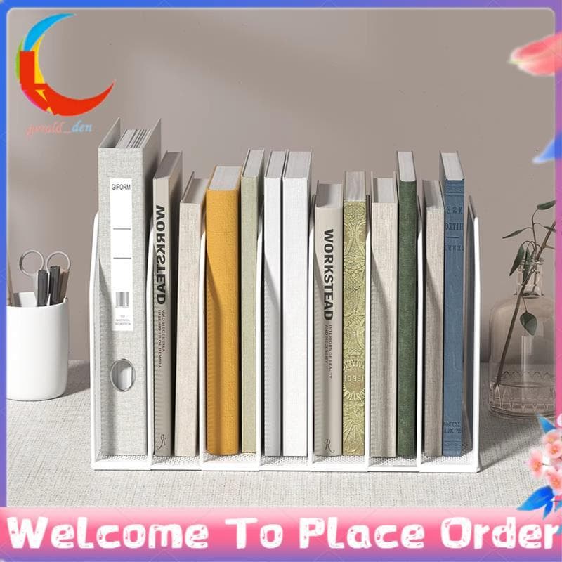 Rack De Arquivo Vertical Para Mesa , Armazenamento De Pasta De Segmento , Classificador De Arquivos De Malha Resistente