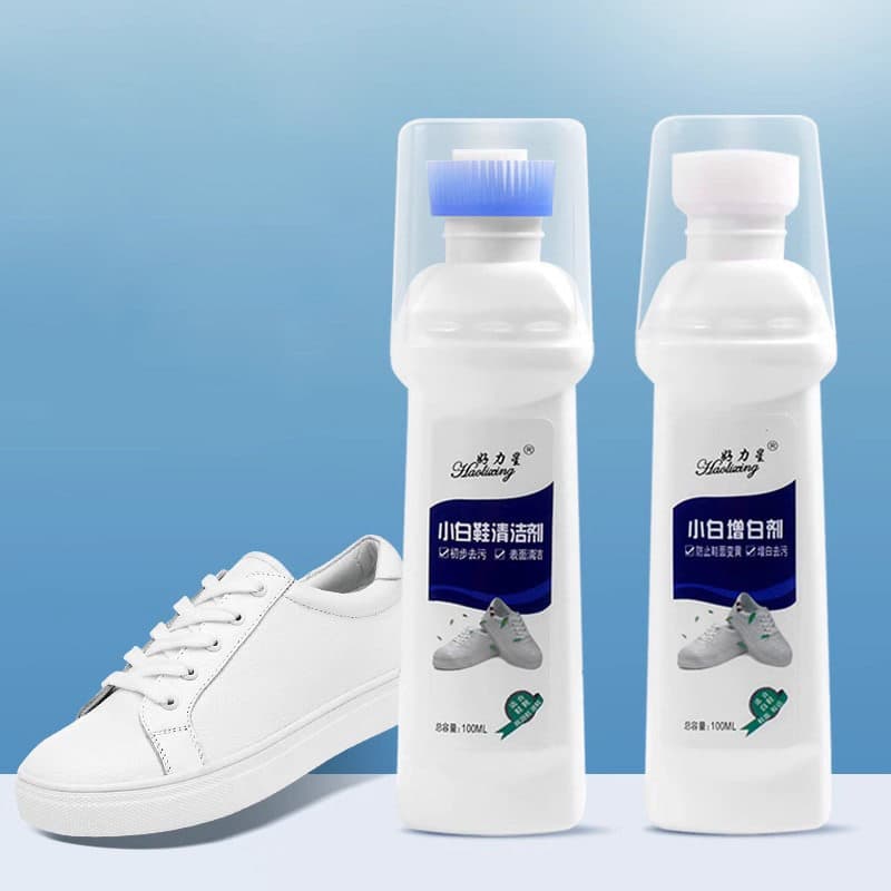 < Limpador de sapatos A1zzn001-Limpeza de sapatos Branco Lavagem de sapatos Limpeza de espuma descartável Polimento Têni