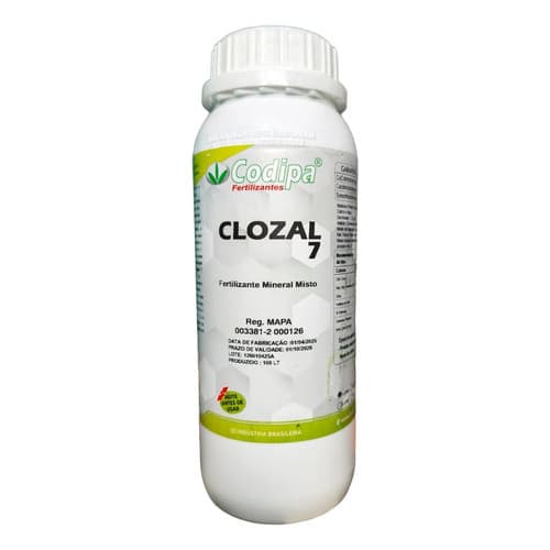 Clozal 7 Calda Bordalesa Pronta Fertilizante Protetor De Pragas 1L