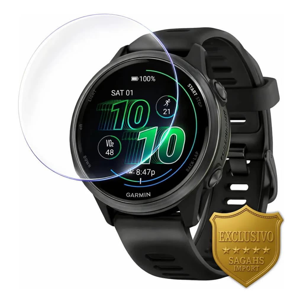 Película Para Garmin Forerunner 570 Smartwatch Redondo 47mm