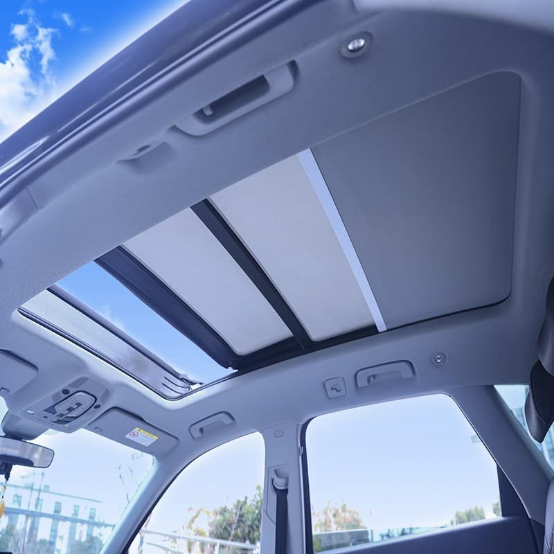 Adequado para Skoda Kodiaq Karoq Kamiq Octavia adsorção eletrostática teto solar pára-sol telhado protetor solar isolame