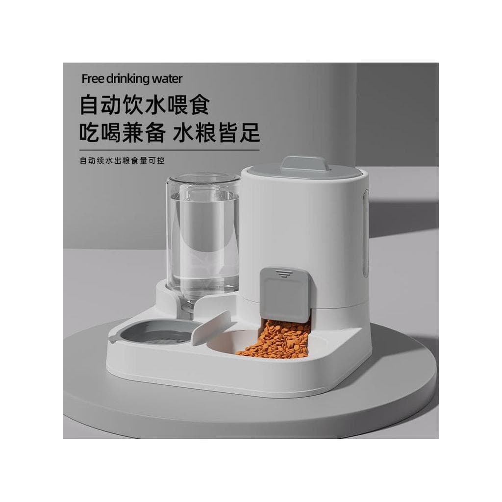 Tigela para gatos, tigela para comida de gato, tigela dupla, alimentador automático para gatos, dispensador de água inte