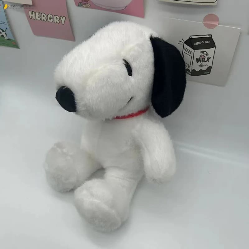Boneca Snoopy Fofa Brinquedo De Desenho Animado Branco De 26 Cm Para Presente De Aniversário