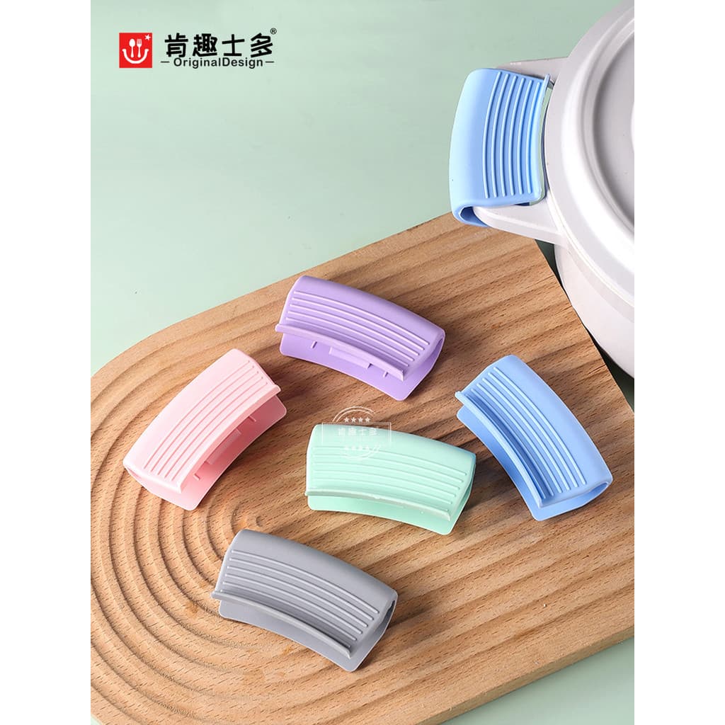Kenqu Shiduo Luvas nórdicas de isolamento térmico de Silicone de qualidade alimentar Resistente a altas temperaturas Ass