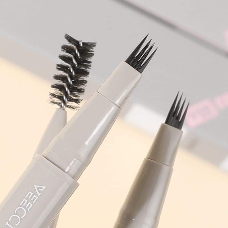 Veecci Veeecci Água Lápis de Sobrancelha Quatro Pontas À Prova D 'Água de Longa Duração Não Desbotamento Feminino Quatro