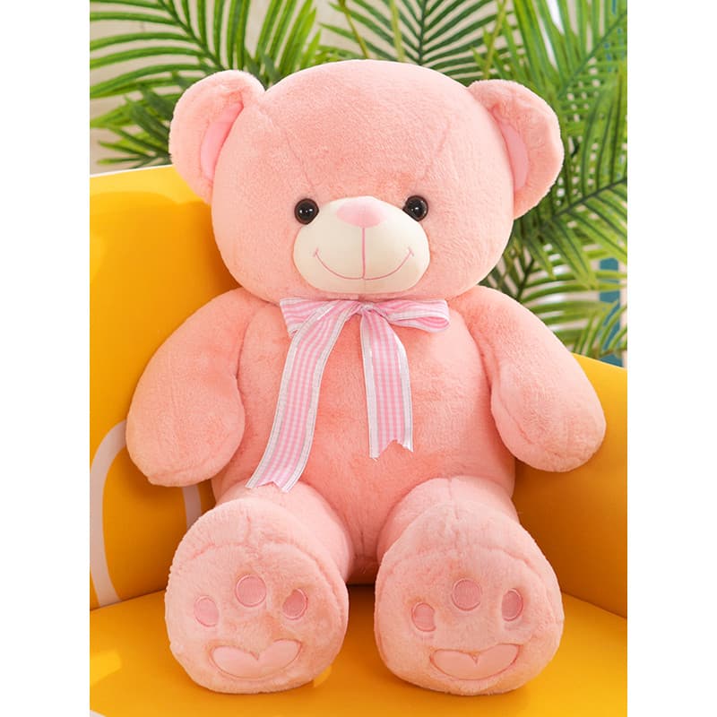Gravata borboleta urso de pelúcia boneca brinquedo de pelúcia grande urso abraço urso Ragdoll menina boneca dormindo abr