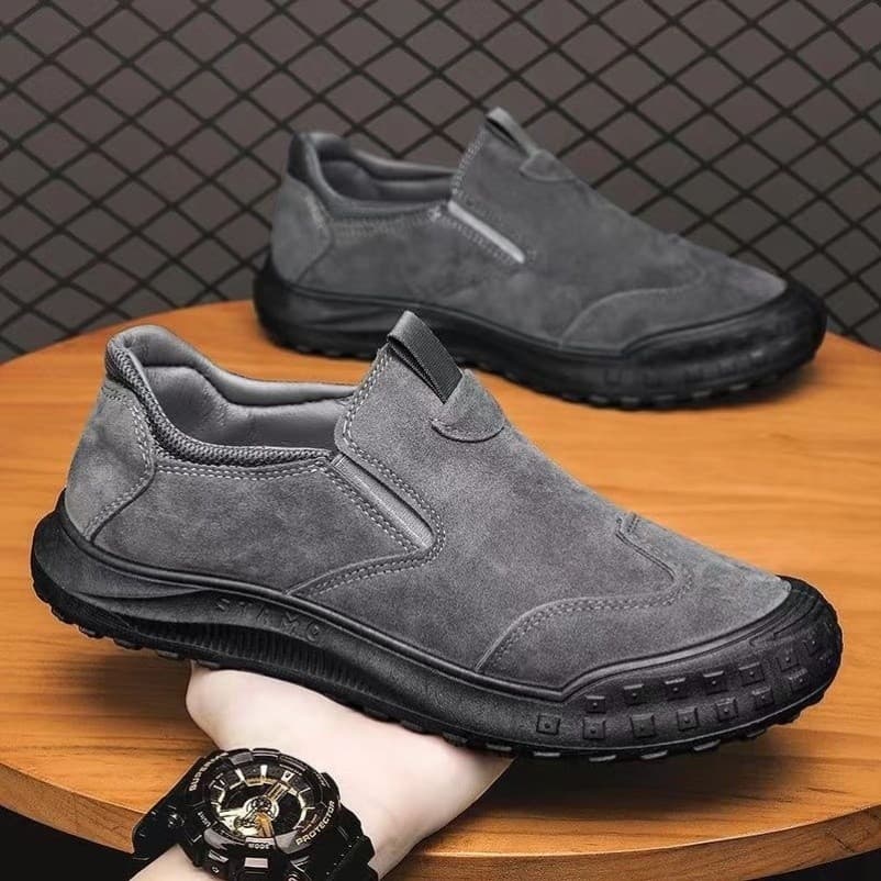 Macacão sapatos masculinos respirável trabalho seguro de trabalho canteiro de obras antiderrapante à prova dwaterproof á