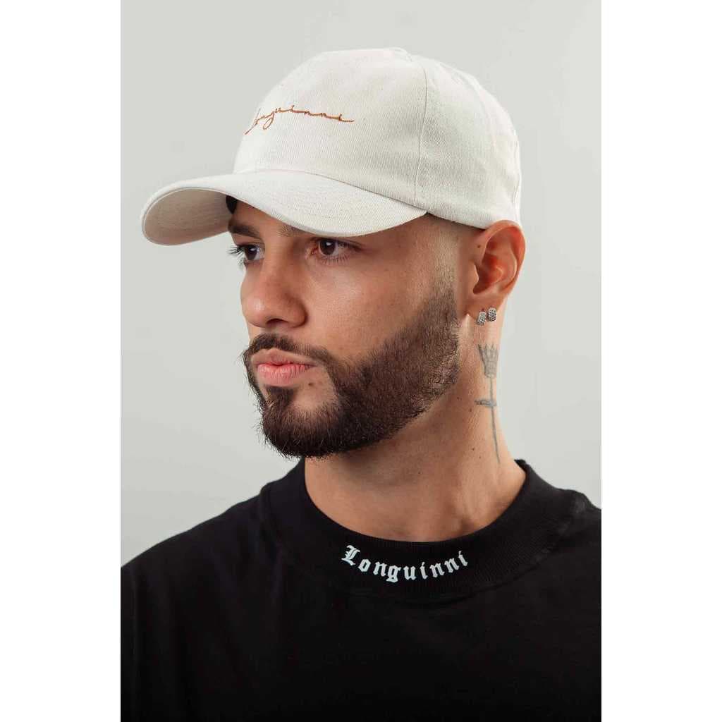 Boné Masculino Dad Hat Off White Basic