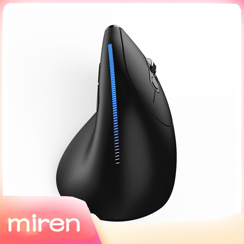Miren.br ZELOTES F-36A Mouse óptico sem fio 2.4G 6 botões ergonômico vertical 3 níveis de DPI ajustáveis