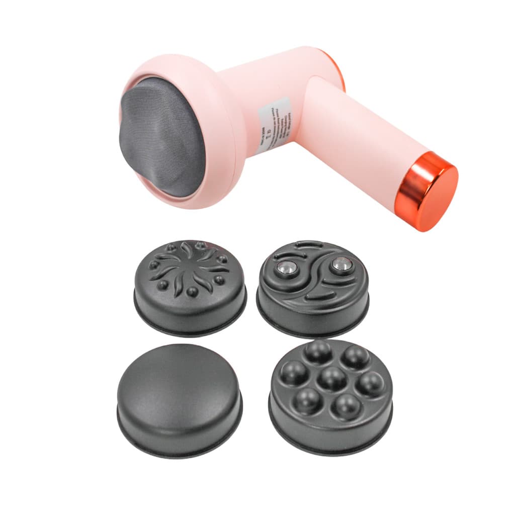 Massageador Elétrico Muscular Portátil Rosa USB Relaxamento Alívio Premium Original Profissional Top Durável Resistente