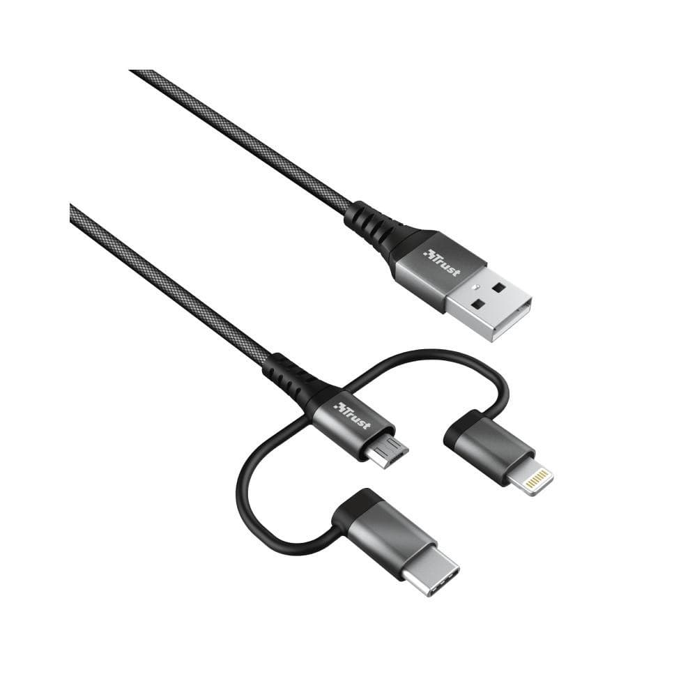 Cabo USB 3 em 1 Extra Forte Keyla 1m - Trust T23572