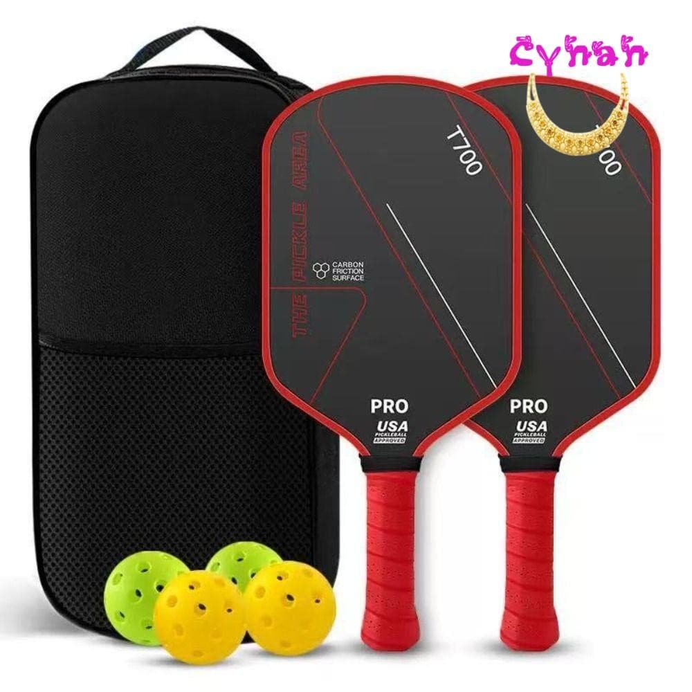 Pá De Pickleball CYNAN , Conjunto De Raquetes T700 16MM , Bola De Picles De Superfície Fosca De Fibra De Carbono