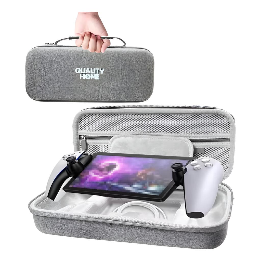 Capa Bolsa Estojo Case Compatível Playstation Portal Cinza