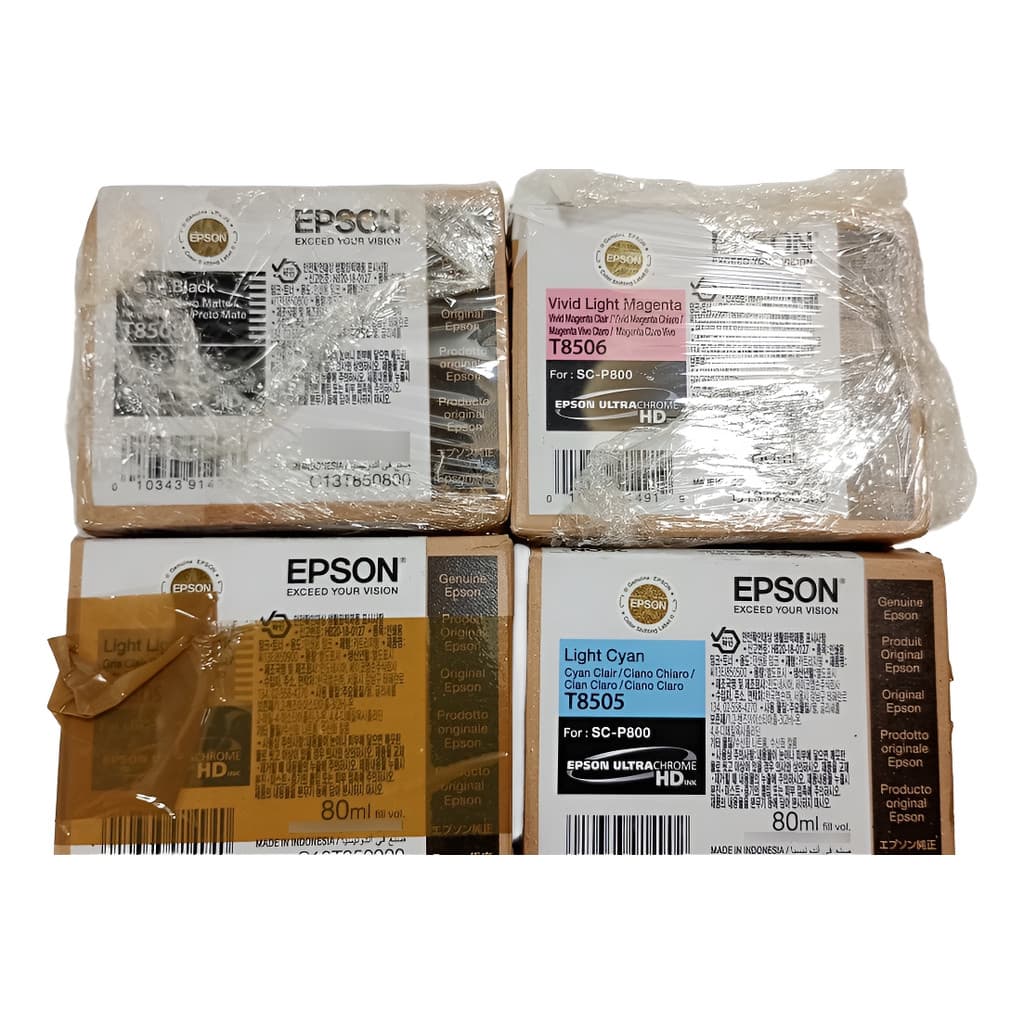 Kit De Cartuchos Ultra Chrome Hd --- T8505/t8506/t8508/t8509