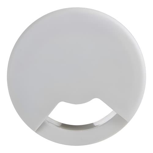 4 Pç Passa Fio Cinza Organizador Cabos Mesa Hdmi Vga Wifi  Cinza