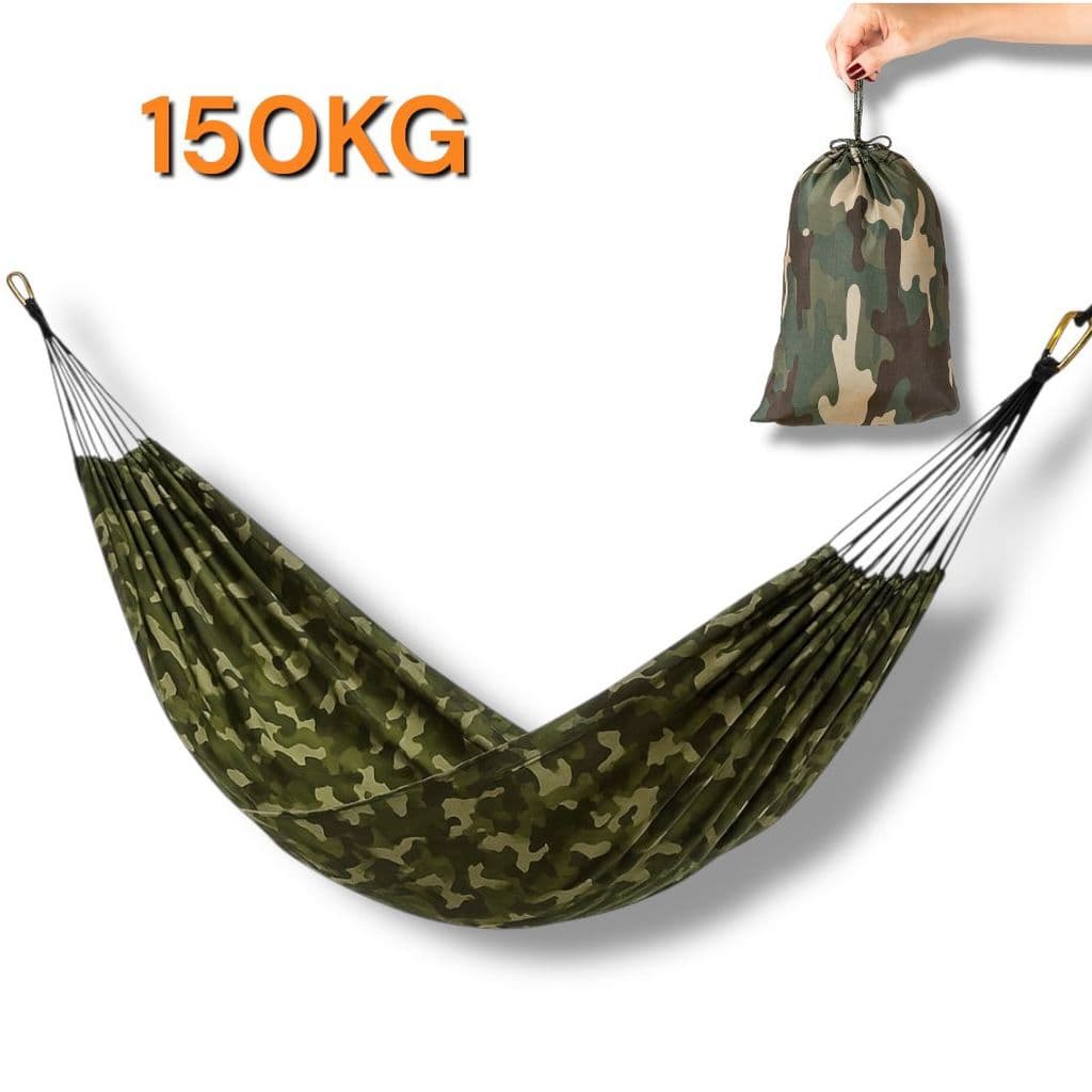 Rede De Descanso Pesca dormir Camuflada Resistente para trilhas Pescaria Acampar camping 150kg