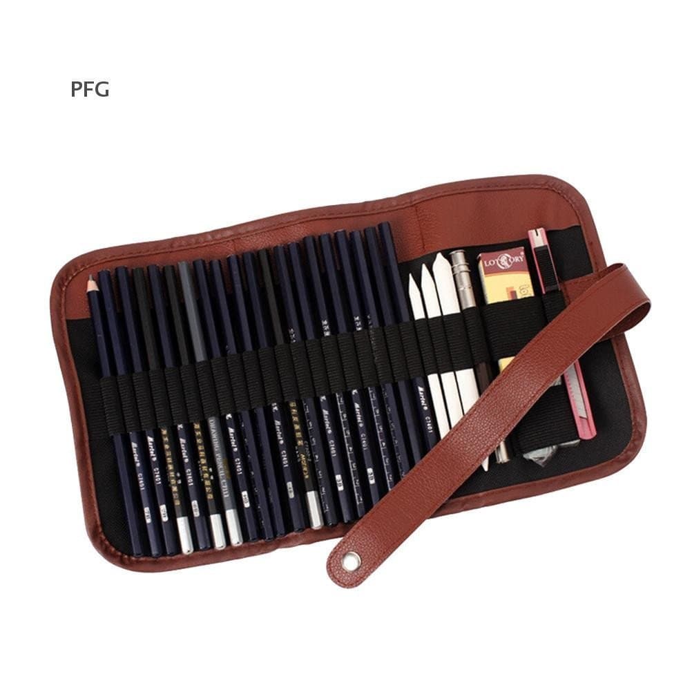 de Lápis de Esboço PFG Caixa de Extensão de Carbono Kit de Desenho Cortador de Sombra FG【não inclui lápis】