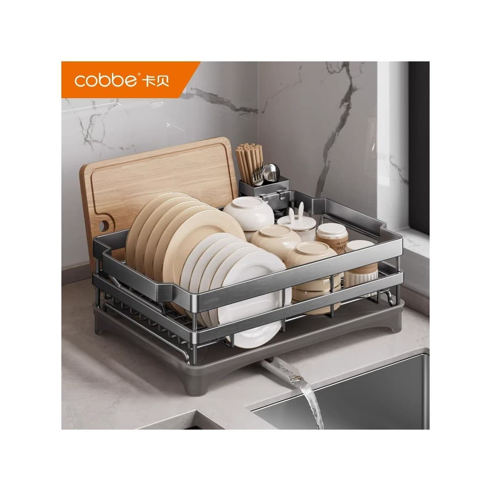 Kabe rack de armazenamento de prato de aço inoxidável, rack de drenagem, placa de corte de cozinha, colocar talheres, ar