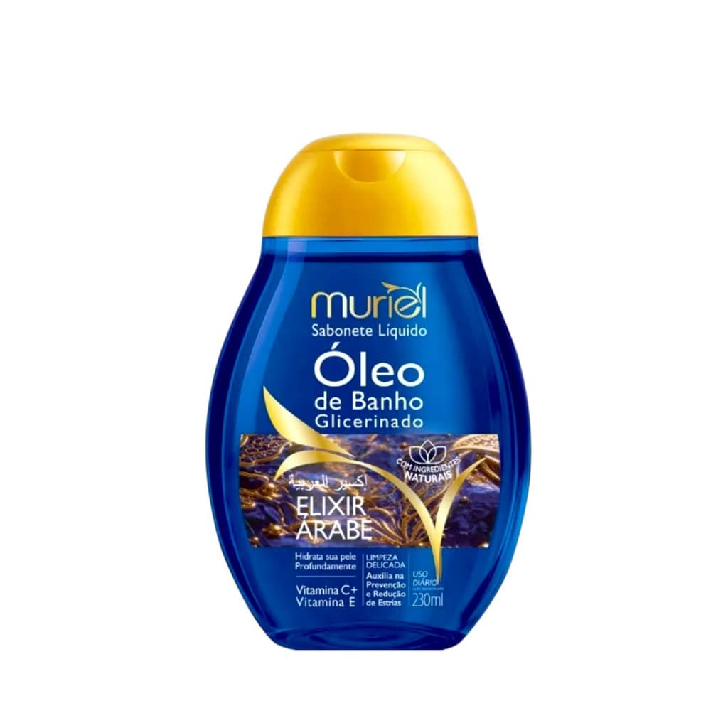 Sabonete Líquido Óleo de Banho Muriel Elixir Árabe 230 ml – 1 unidade