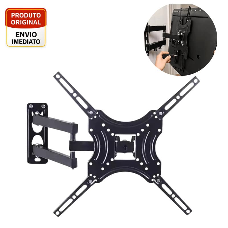 Suporte Para TV Articulado 14 a 55 Polegadas de Parede Lcd Led Tv Smart Universal Televisão Profissional