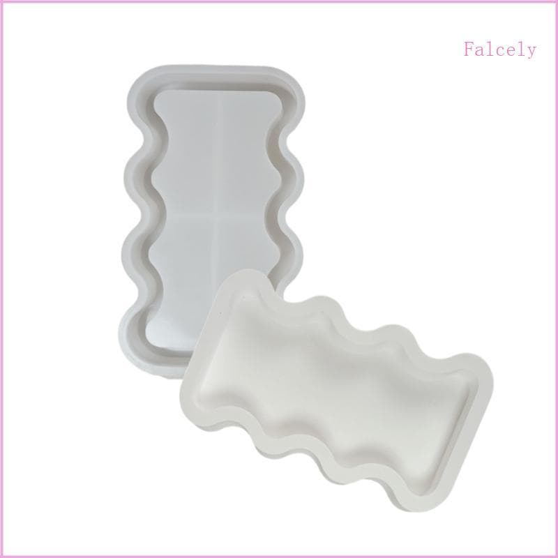Aquas Ondulação Forma Montanha-Russa Molde Resina Silicone Bandeja Epóxi Prato Jóias Artesanato Cri