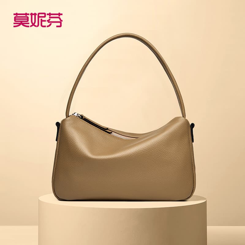 Bolsa de axilas feminina 2025 novo estilo bolsa de ombro bolsa mensageiro de couro genuíno bolsa feminina pequena bolsa