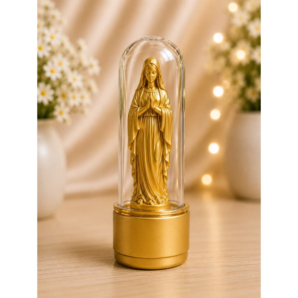 Kit Nossa Senhora  no Tubete Dourado | 3 Modelos | 5 ou 10 Unidades | Lembrancinha Religiosa
