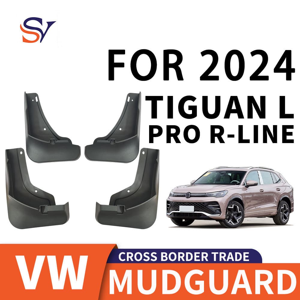 Adequado para 2024 Volkswagen Tikan L PRO R-LINE Pneu de carro PP Material de borracha macia Fender Fábrica Pronto estoq