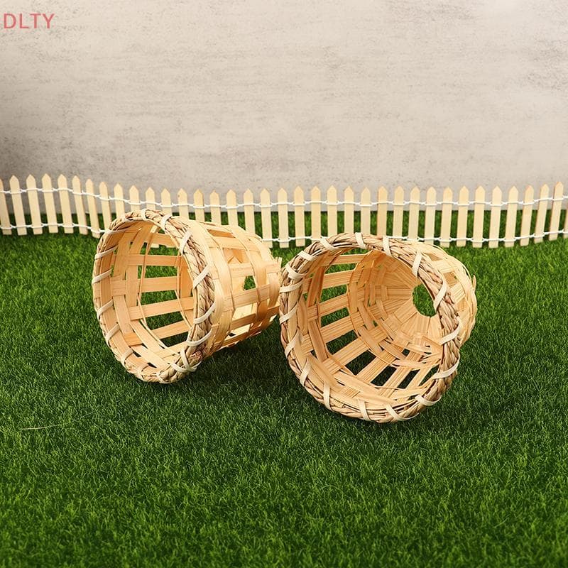 DL 2 Peças Abajur De Luz Capa Lustre Tambor Tecido Gaiola Lâmpada Teto Rattan Luminária Lâmpadas Wier Casa País