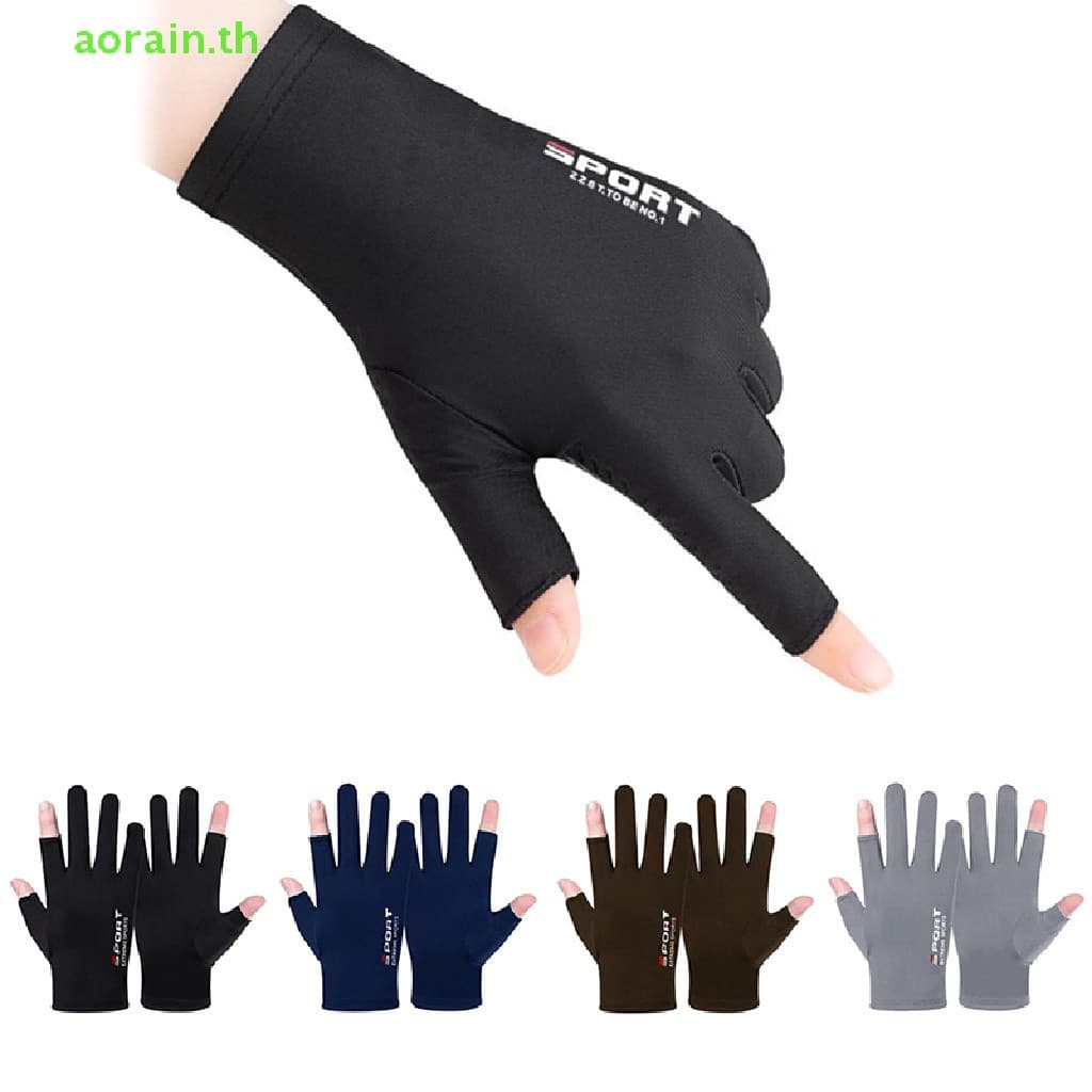 Oferta Especial Luvas Tecido Rayon , Respirável , Proteção Solar , Adequado Para O Verão Homens , Condução , Pesca
