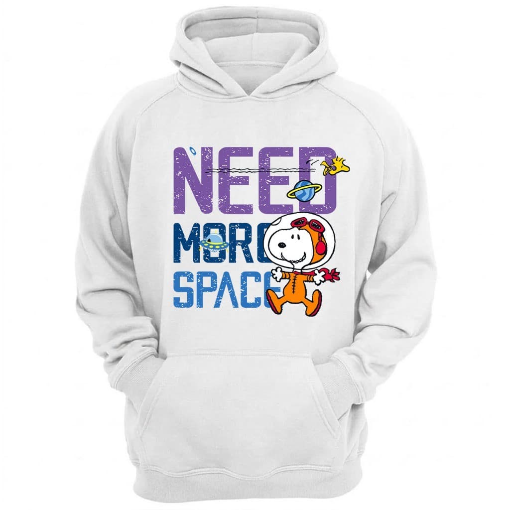 Blusa Moletom Canguru Femenina Need More Space Moda Inverno Exclusiva Premium
