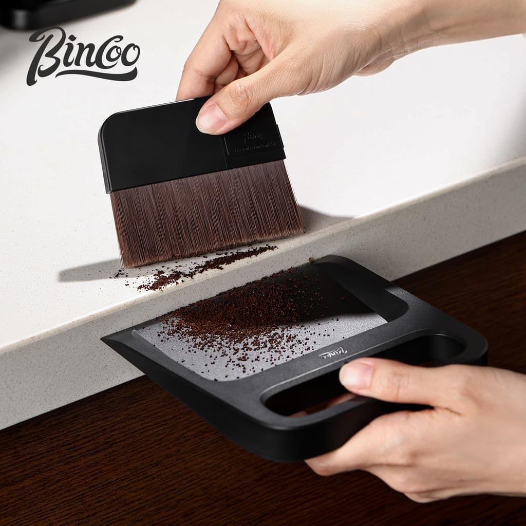 Bincoo Bar café em pó escova de limpeza especial magnética Desktop ferramenta armazenamento bandeja limpeza café varrend
