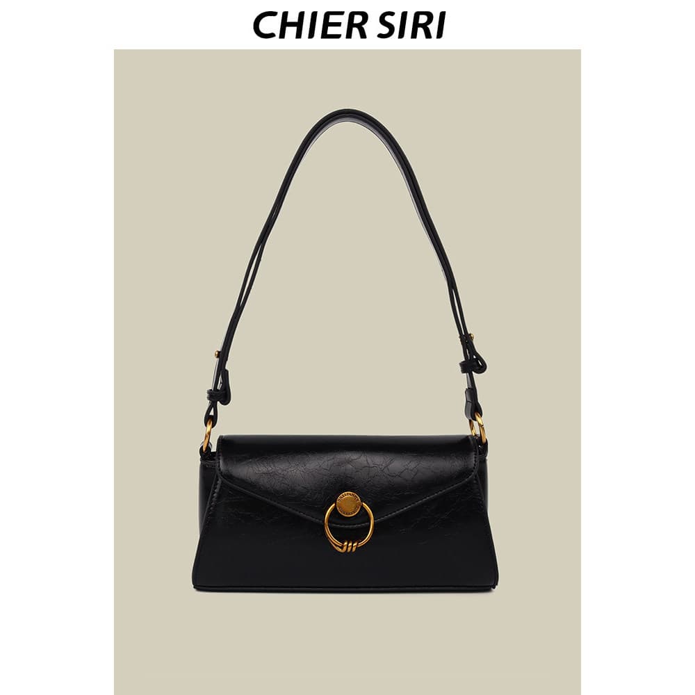 Bolsa bolsa transversal feminino Bolsa feminina de nicho francês genuíno CHIER nas axilas