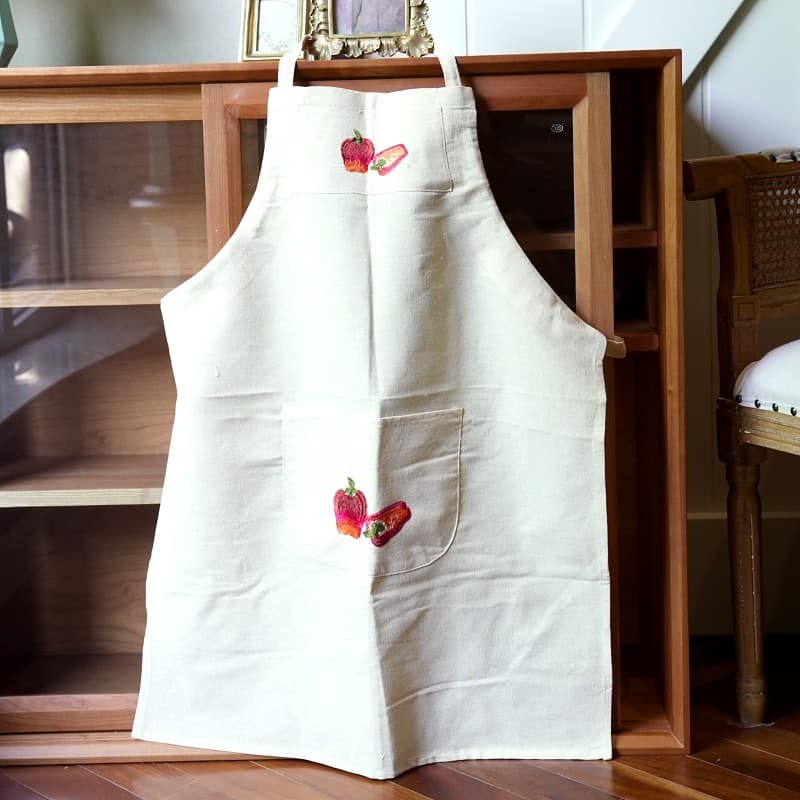 Ajustável comércio exterior doméstico simples literário poliéster algodão linho sem mangas Halterneck pano fino frutas b