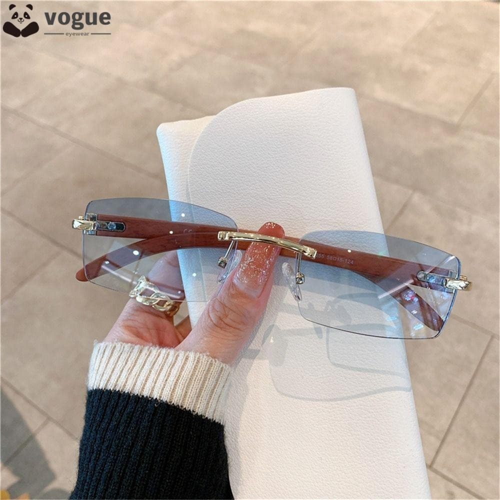 Óculos De Sol VOGUEEE Rectangle , UV400 Gradient Punk Fashion Driving Shades Para Mulheres E Homens YQGY