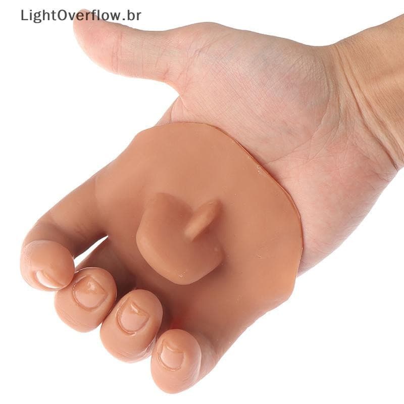 [LightOverflow] 1 Pcs A Terceira Mão Falsa Truques Mágicos Adereços Brinquedos Clássicos [BR]