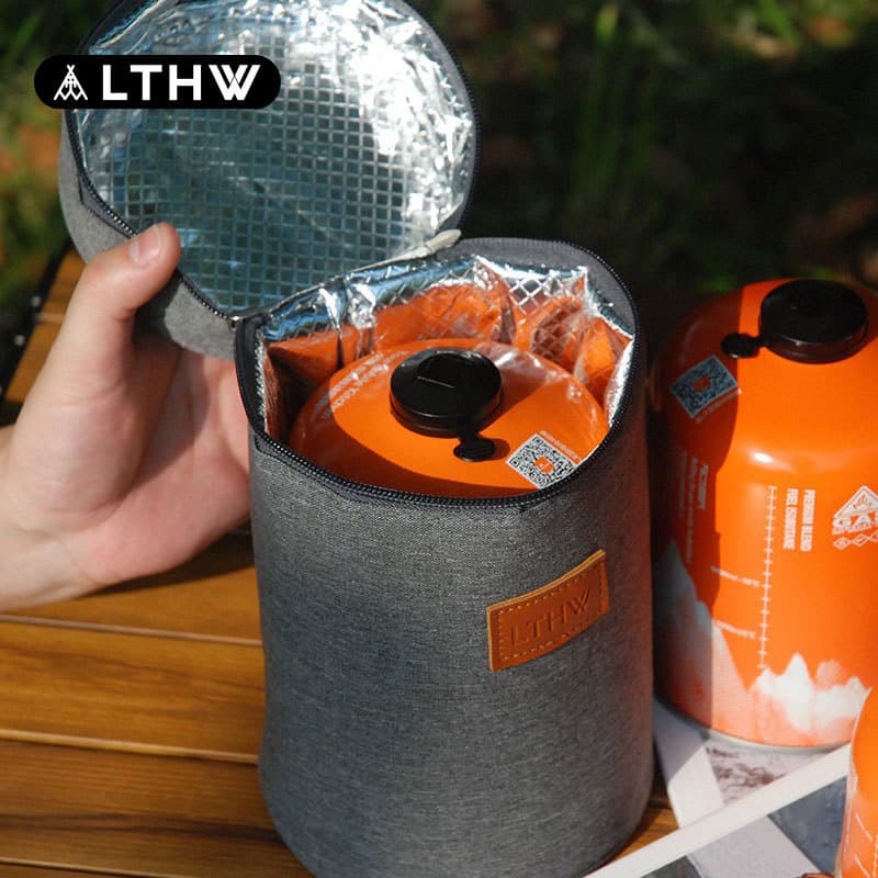 Saco de armazenamento de cilindro de gás de viagem ao ar livre acampamento tanque de gás plano saco de armazenamento por