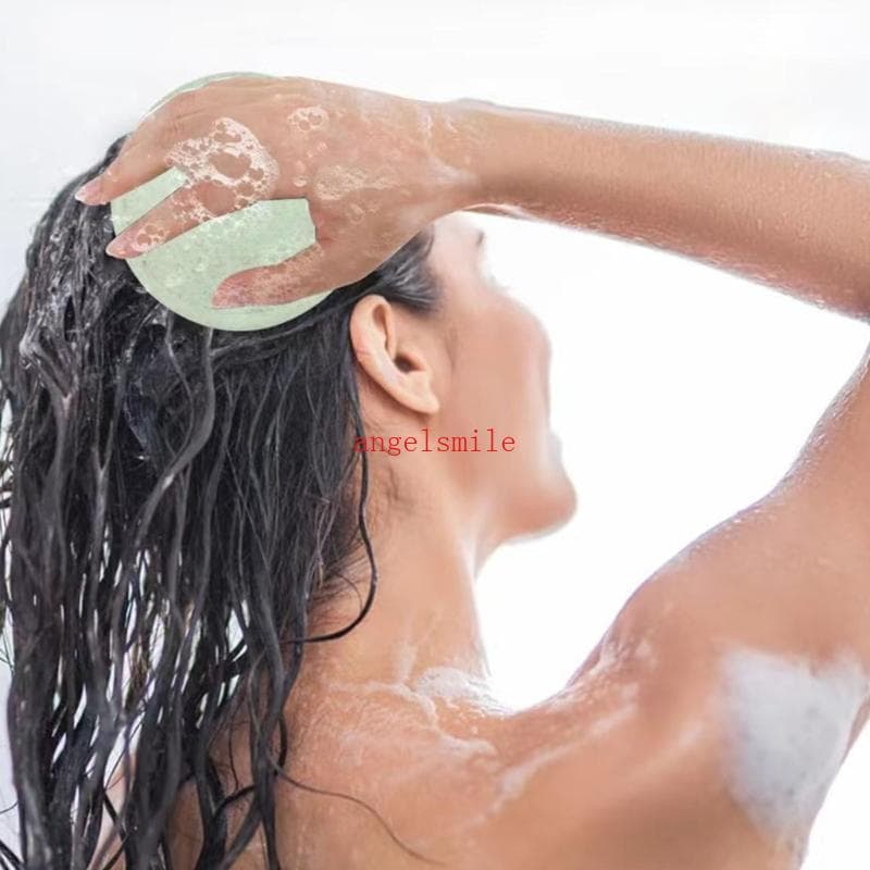 Silicone Couro Cabeludo Massagem Escova Shampoo Molhado E Purificador Corporal Para