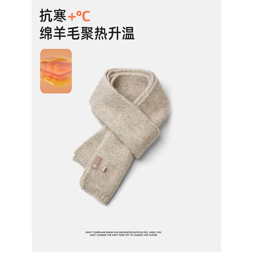 Cachecol masculino feminino cachecol de inverno 2023 novo estilo inverno lã de ovelha protetor de pescoço de alta qualid
