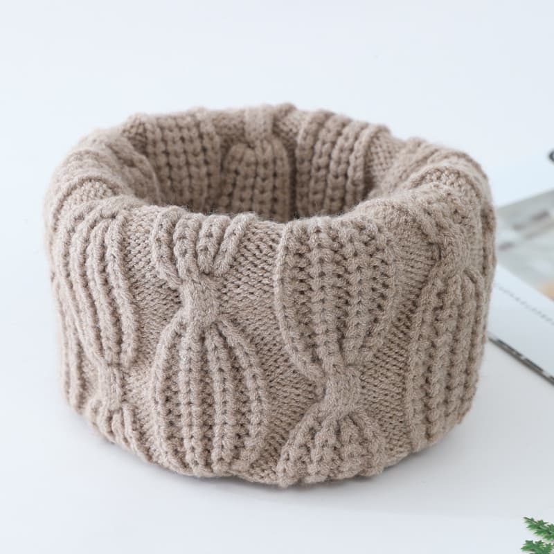 Babador inverno feminino novo estilo quente pescoço capa engrossado proteção contra frio pescoço malha gola falsa cachec