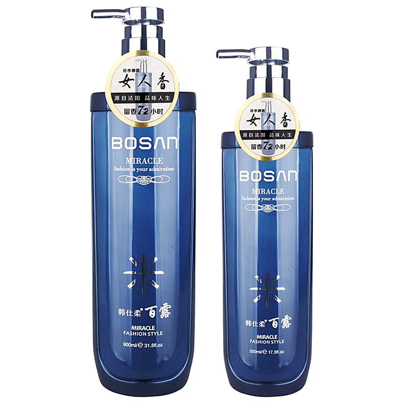 Baishang Shampoo Hanshi Rou Bailu Hidratante Suave Luz Transparente Shampoo Anticaspa Fragrância Fofa Shampoo Cuidados c